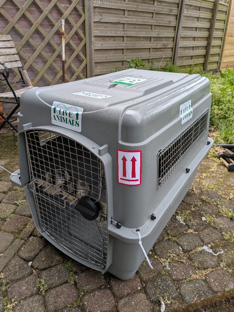 Honden transportbox "Intermediate" 84 x 56 x 58 cm, Ophalen, Zo goed als nieuw