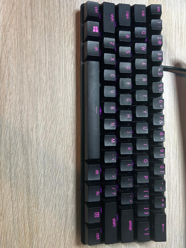 Razer Huntsman Mini Gaming Toetsenbord, Computers en Software, Toetsenborden, Ophalen, Gaming toetsenbord, Zo goed als nieuw, Qwerty