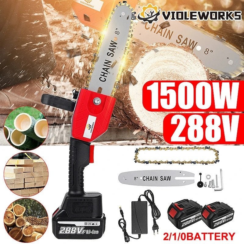 8 Inch Cordless Electric Chain Saw Wood Cutter, Tuin en Terras, Ophalen of Verzenden, Nieuw