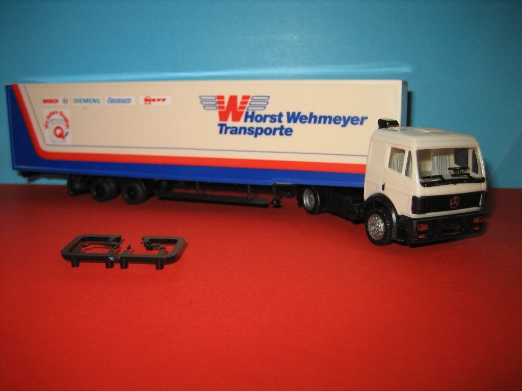 Horst-Wehmeyer  MERCEDES met oplegger  Albedo, Ophalen of Verzenden, Nieuw, Bus of Vrachtwagen, Herpa