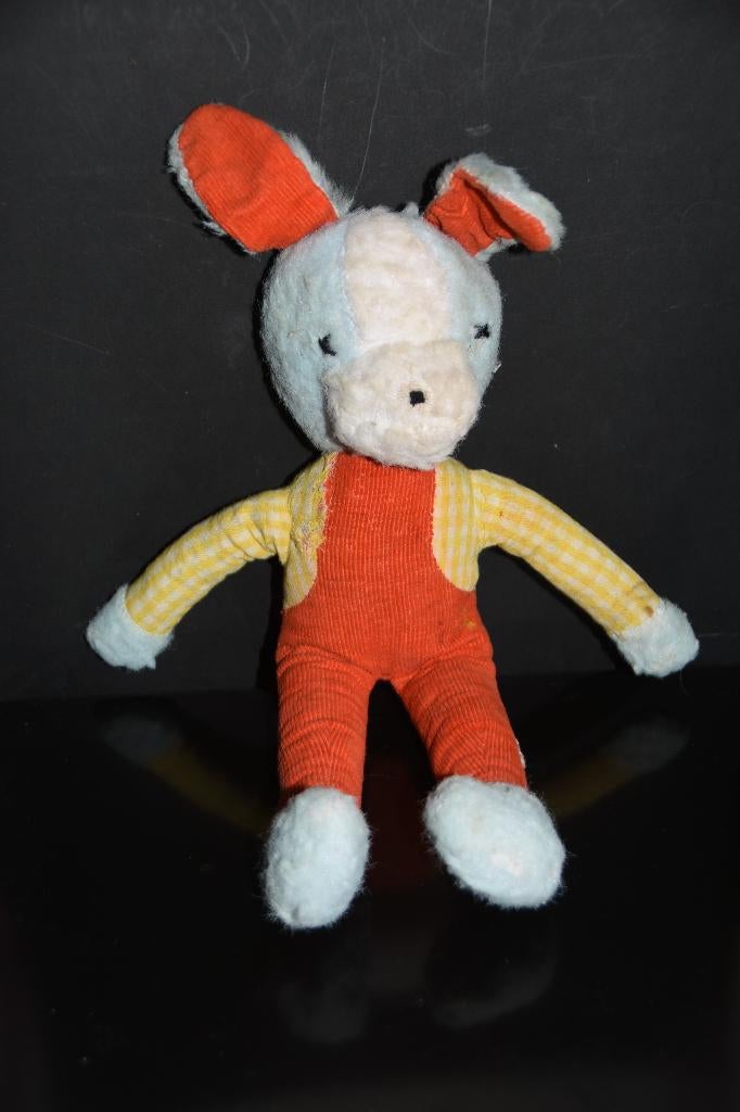 Antieke konijn knuffel speelgoed pluche bunny konijn, Verzenden