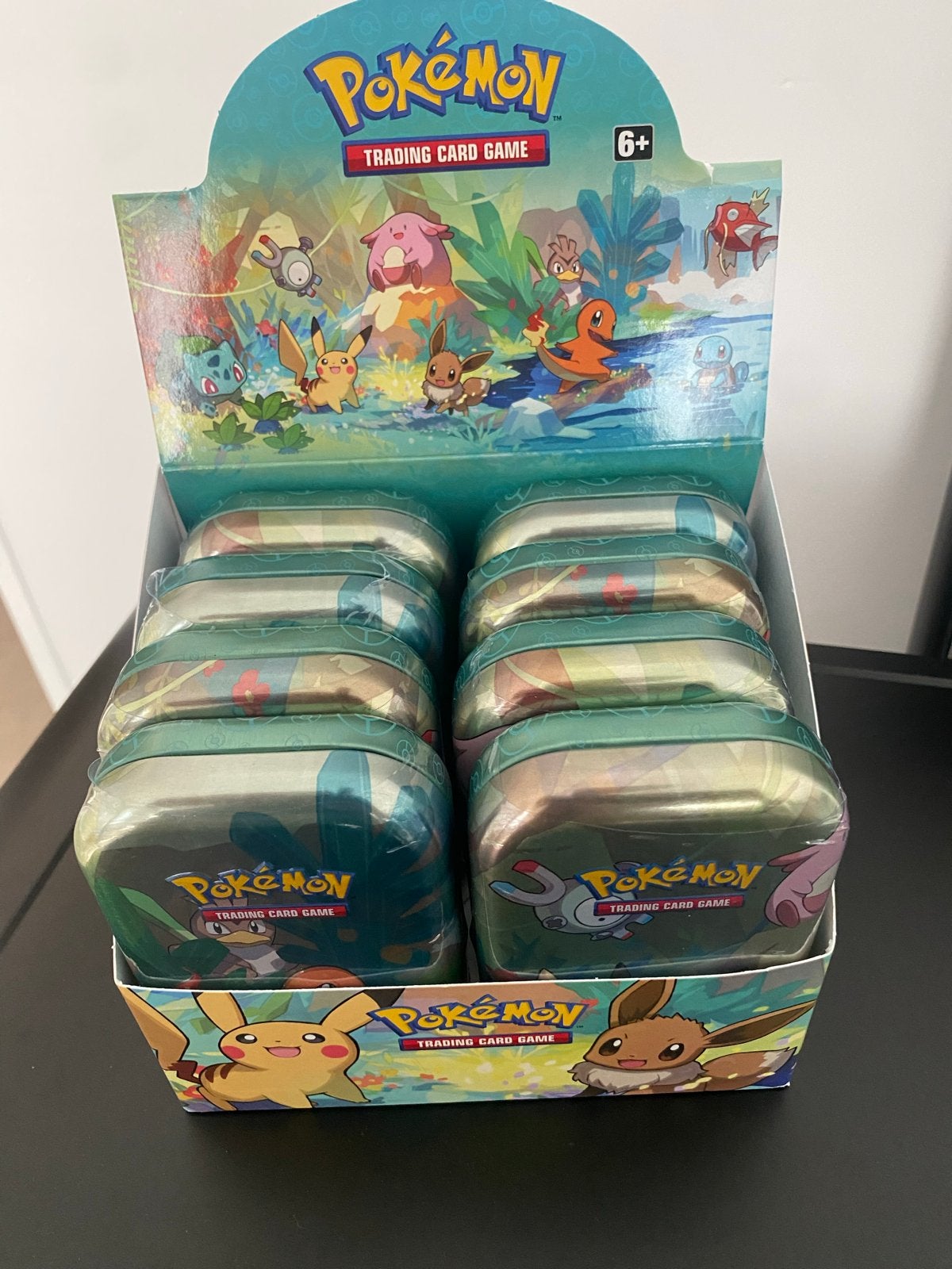 Kanto Mini Tins Sealed - 8 blikjes, 16 boosterpacks, Hobby en Vrije tijd, Verzamelkaartspellen | Pokémon, Ophalen of Verzenden