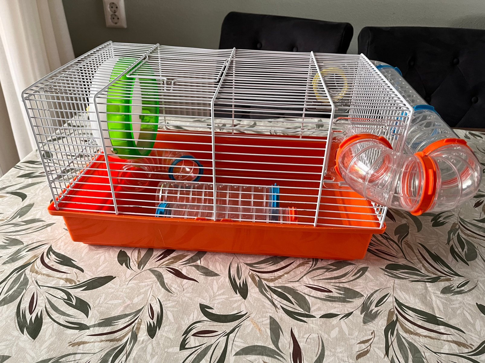 Hamsterkooi met benodigdheden, Dieren en Toebehoren, Knaagdieren en Konijnen | Hokken en Kooien, Ophalen, Gebruikt, Kooi
