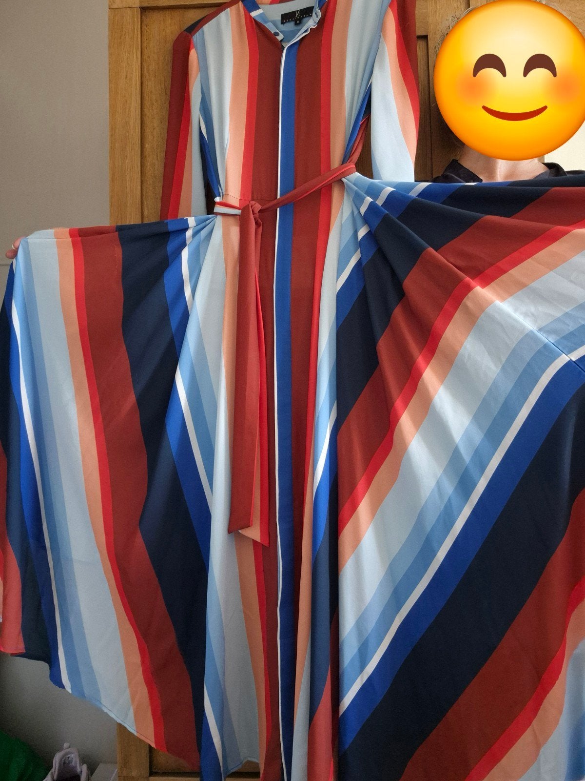 Mart Visser gestreepte maxi jurk maat 38, Kleding | Dames, Maat 38/40 (M), Ophalen of Verzenden, Zo goed als nieuw, Onder de knie