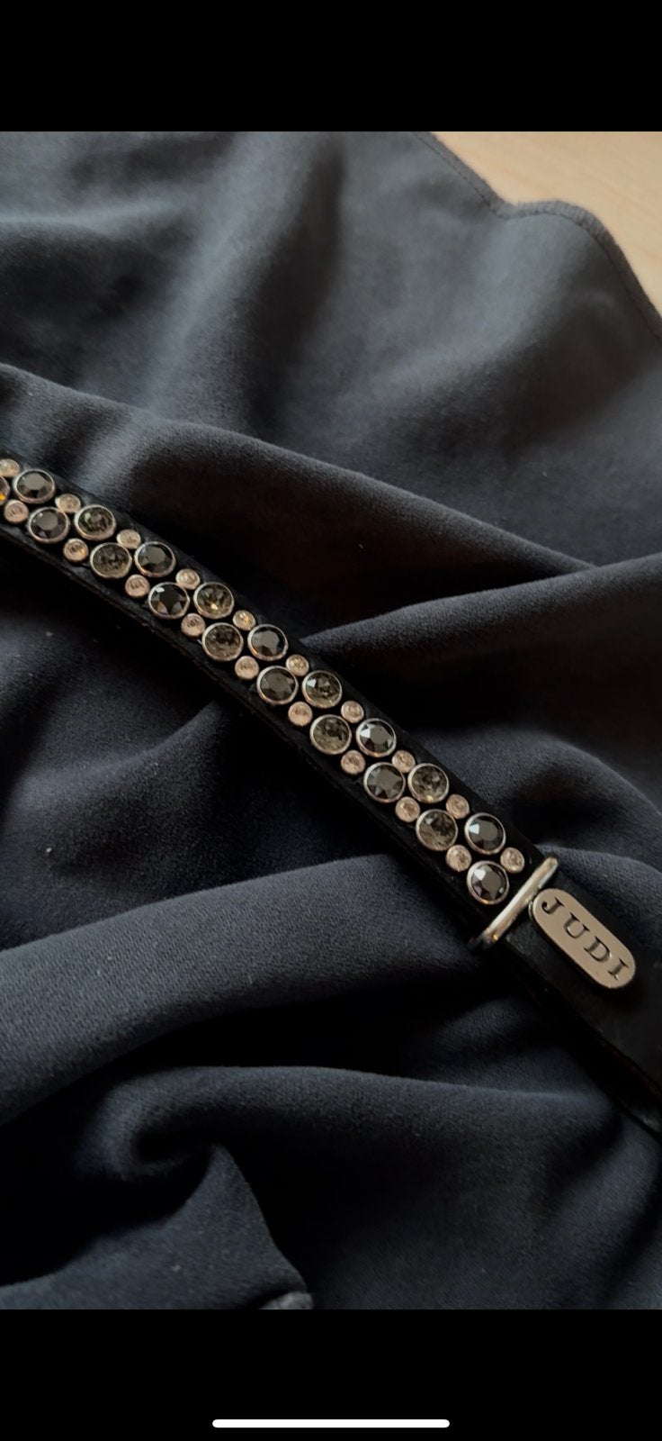 Judi manche frontriem swarovski, Ophalen of Verzenden, Zo goed als nieuw