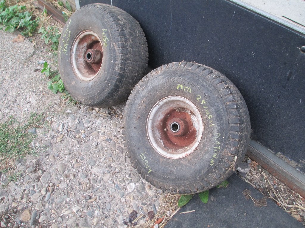 Voorwielen 15x6.00-6  met gladde banden MTD Yard Man Gutbrod, Ophalen of Verzenden, Gebruikt, 50 cm of meer