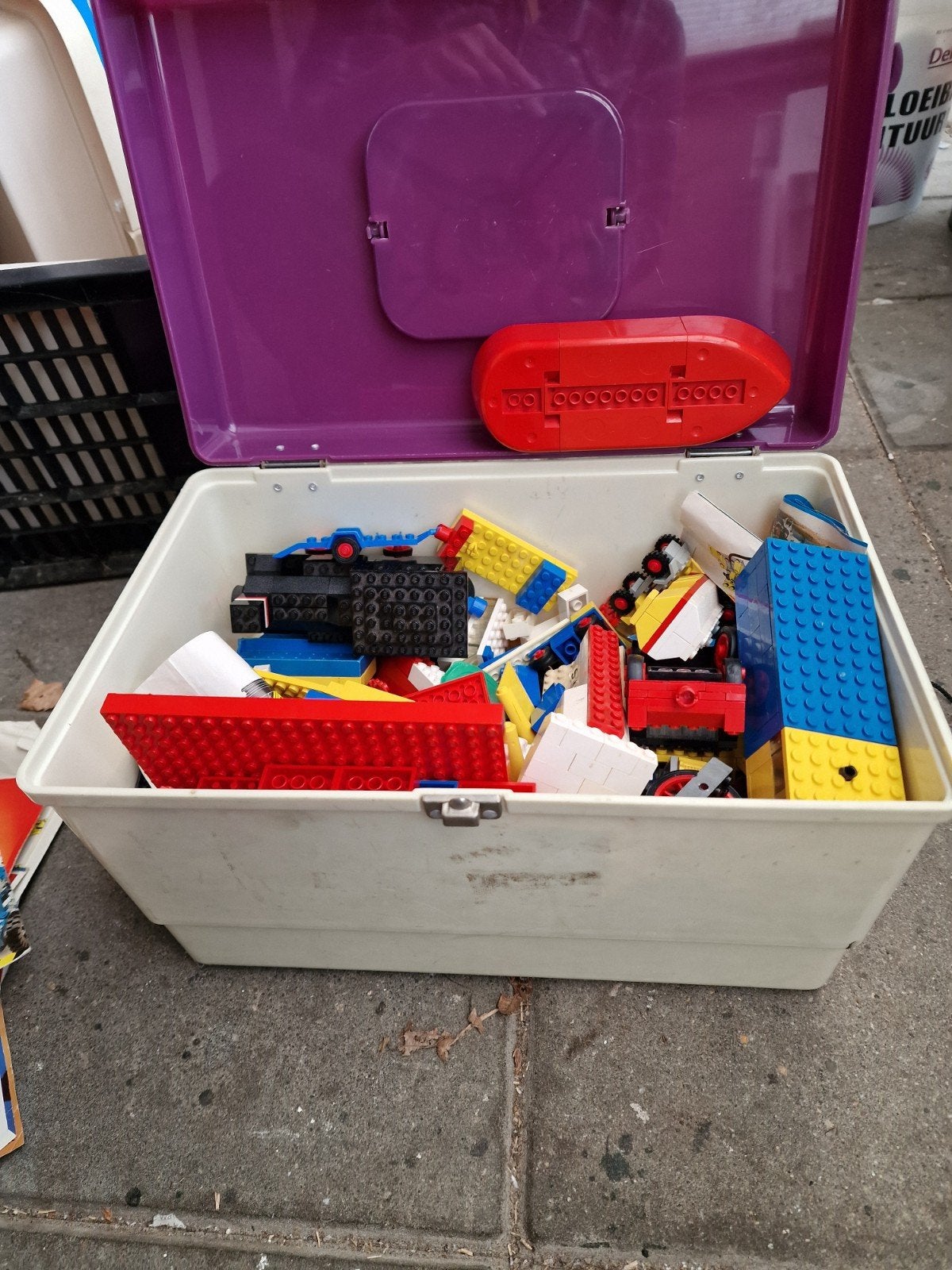 Grote doos met diverse LEGO  bouwstenen, Ophalen, Gebruikt, Inclusief extra onderdelen, Lego