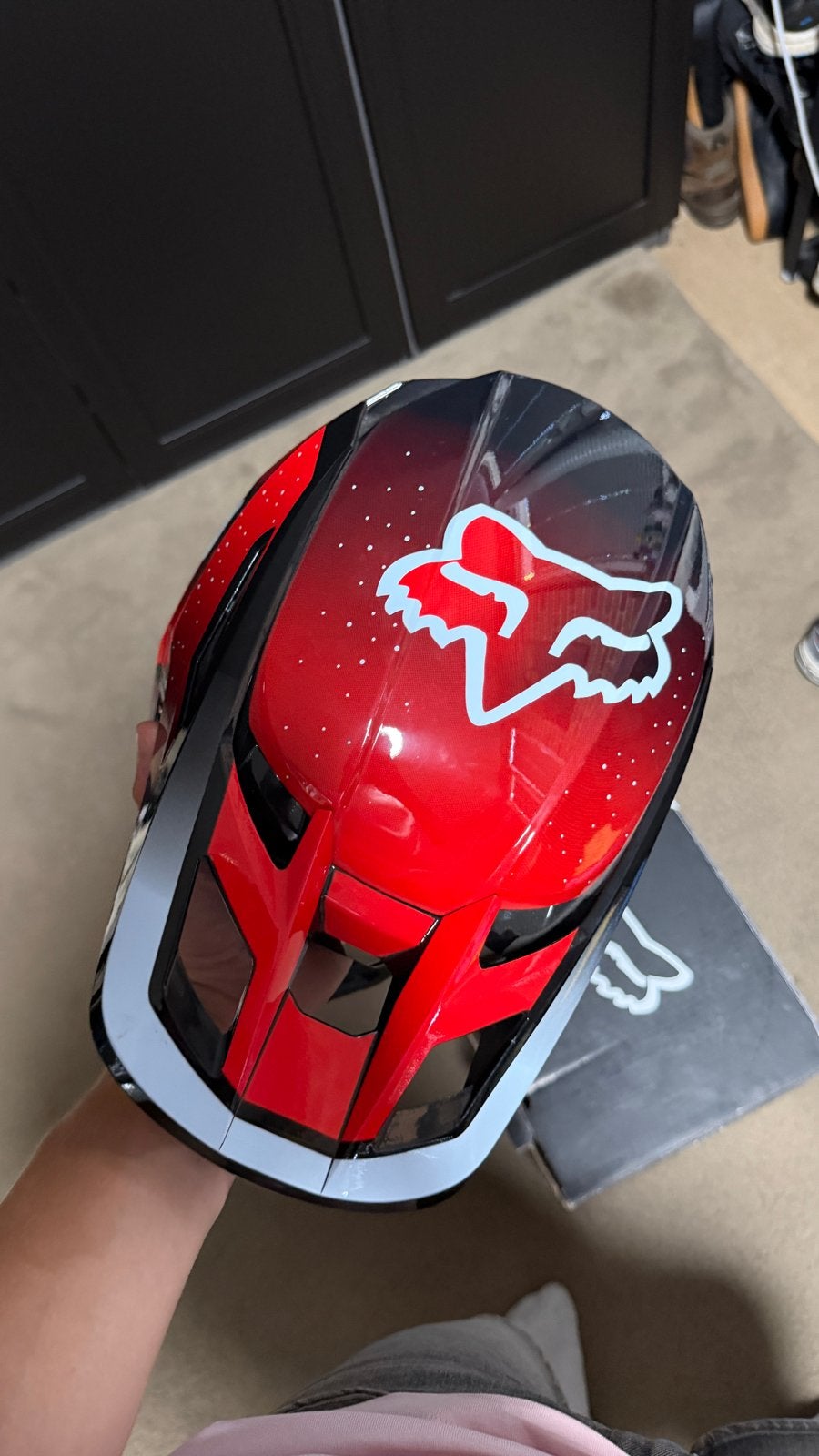 Gloednieuwe Fox V2 Vizen Offroadhelm - Maat S, Ophalen of Verzenden, S, Nieuw met kaartje, Overige merken