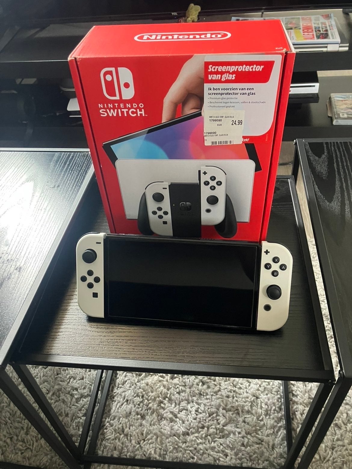 Nintendo Switch OLED Wit - Zo goed als nieuw, met garantie, Spelcomputers en Games, Spelcomputers | Nintendo Switch, Ophalen of Verzenden