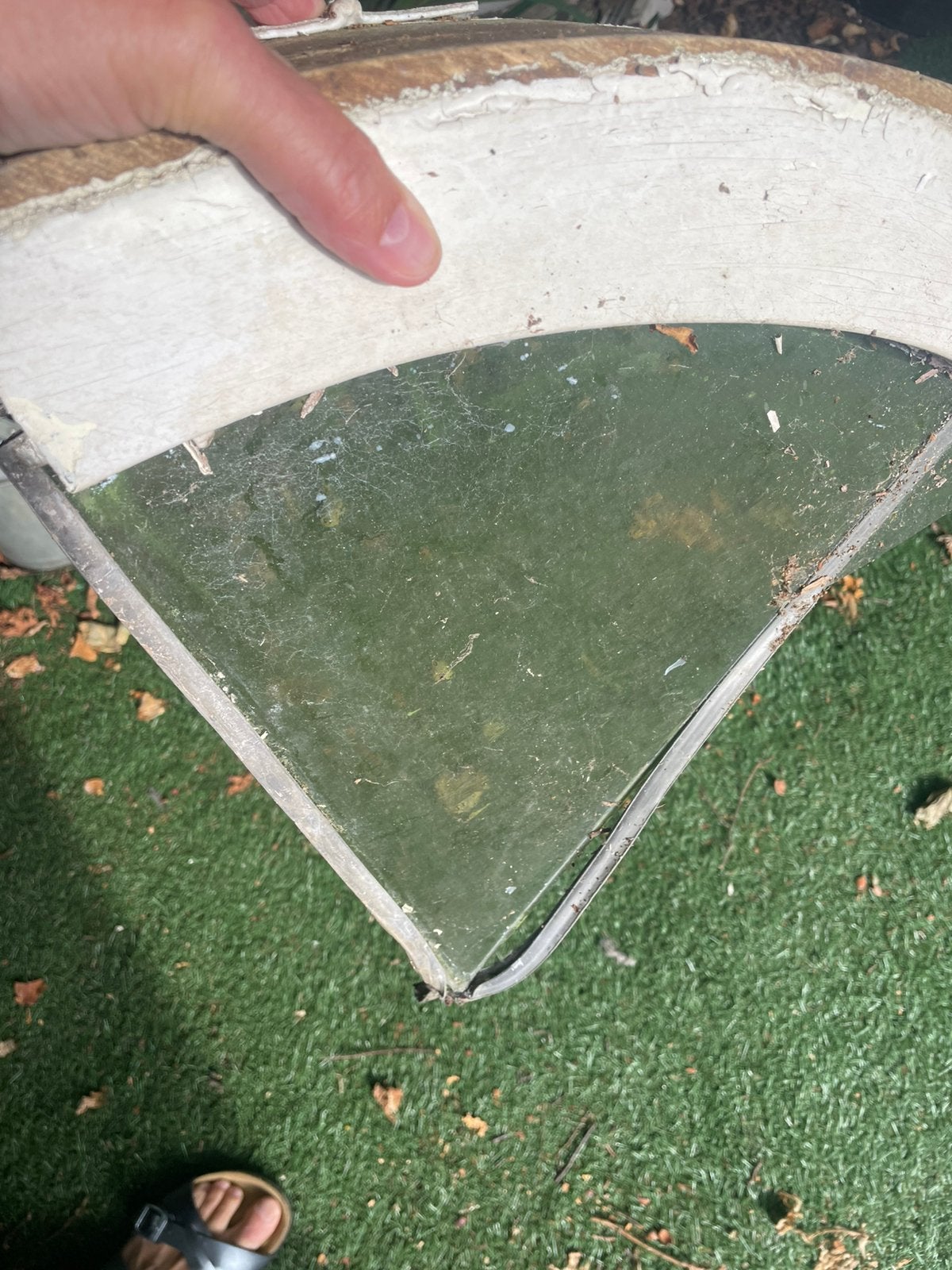 Gekleurd glas, Ophalen, Gebruikt, Minder dan 80 cm, Glas in lood