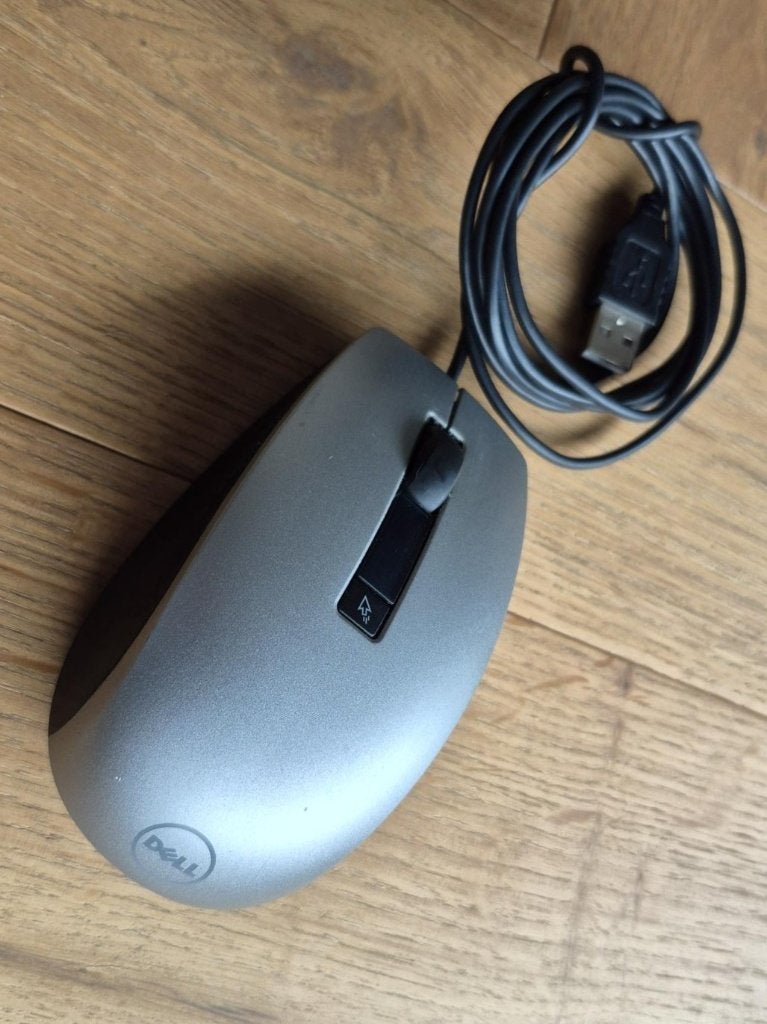 Dell 4K93W USB Laser muis, Computers en Software, Muis, Gebruikt, Ophalen of Verzenden, DELL