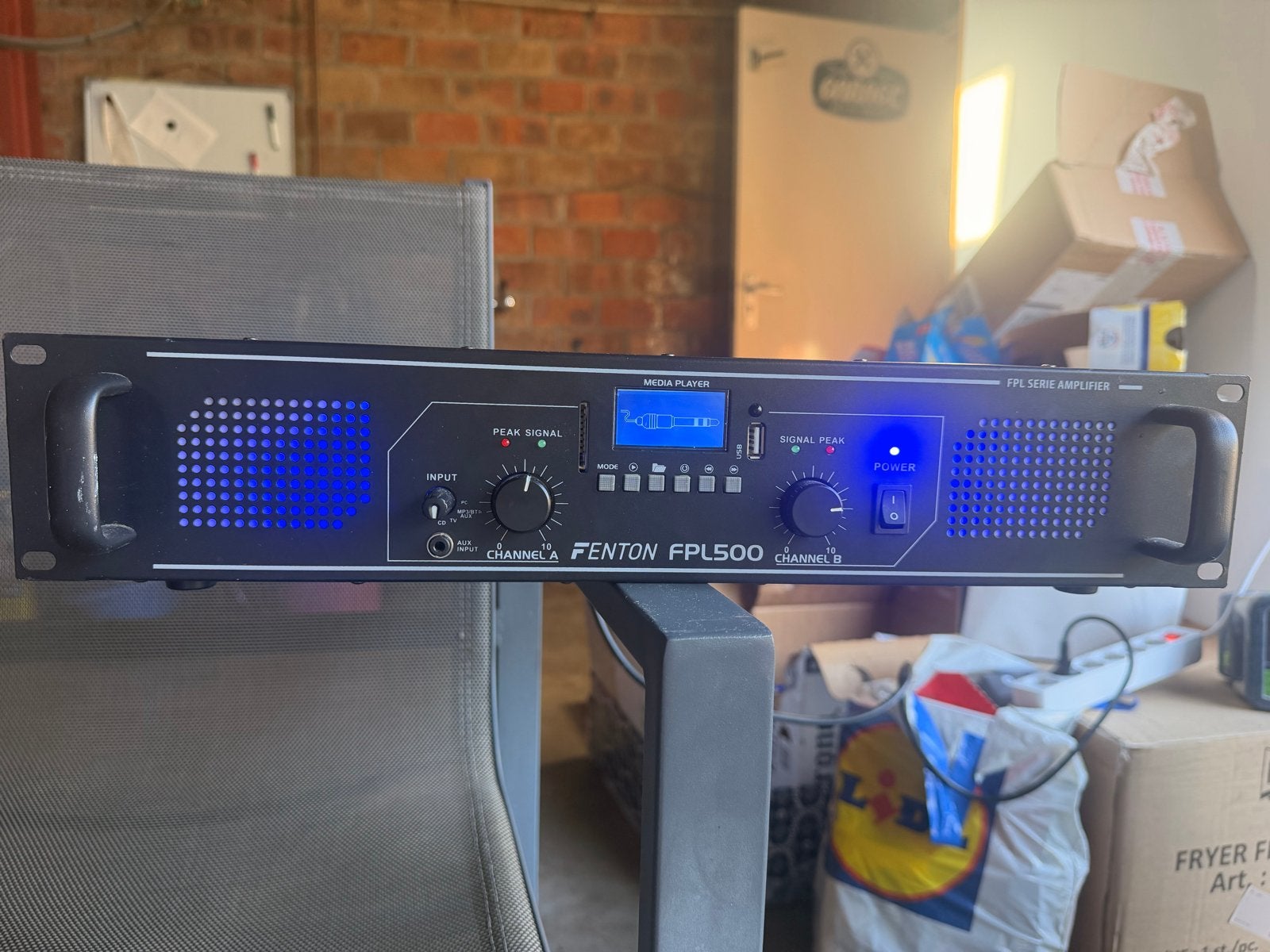 Fenton FPL500 Versterker - Zo goed als nieuw, Audio, Tv en Foto, Overige merken, Ophalen of Verzenden, Zo goed als nieuw, 120 watt of meer