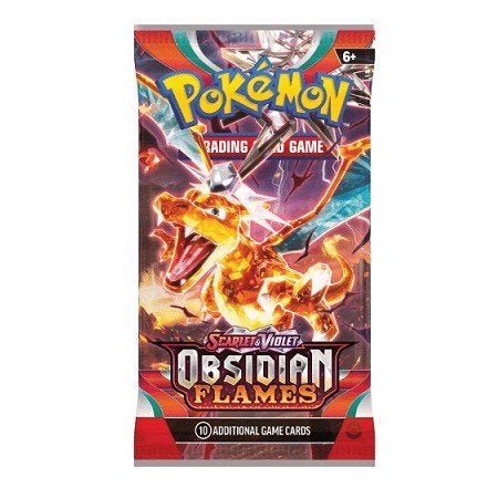 Obsidian Flames Booster Pack meerdere beschikbaar, Ophalen of Verzenden, Nieuw, Booster, Foil