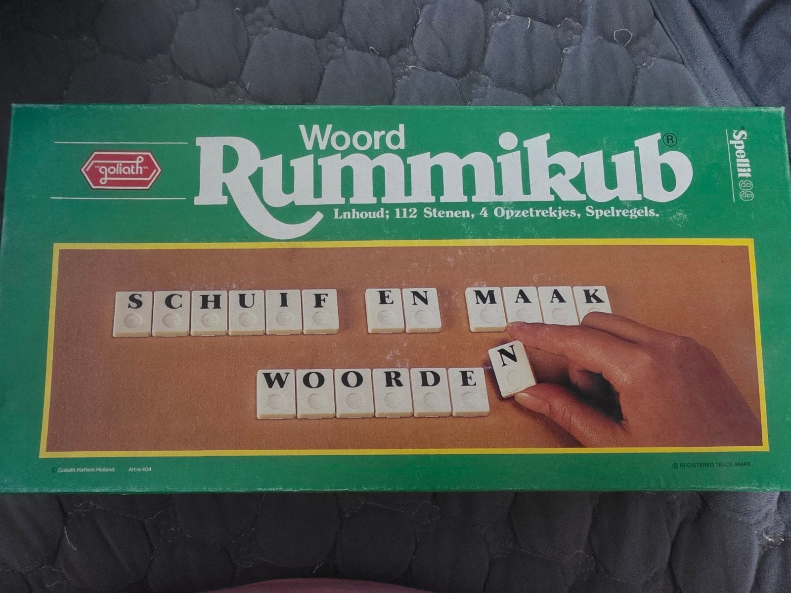 Woord Rummikub - Goliath Spellit 80, Hobby en Vrije tijd, Drie of vier spelers, Ophalen, Gebruikt, Goliath