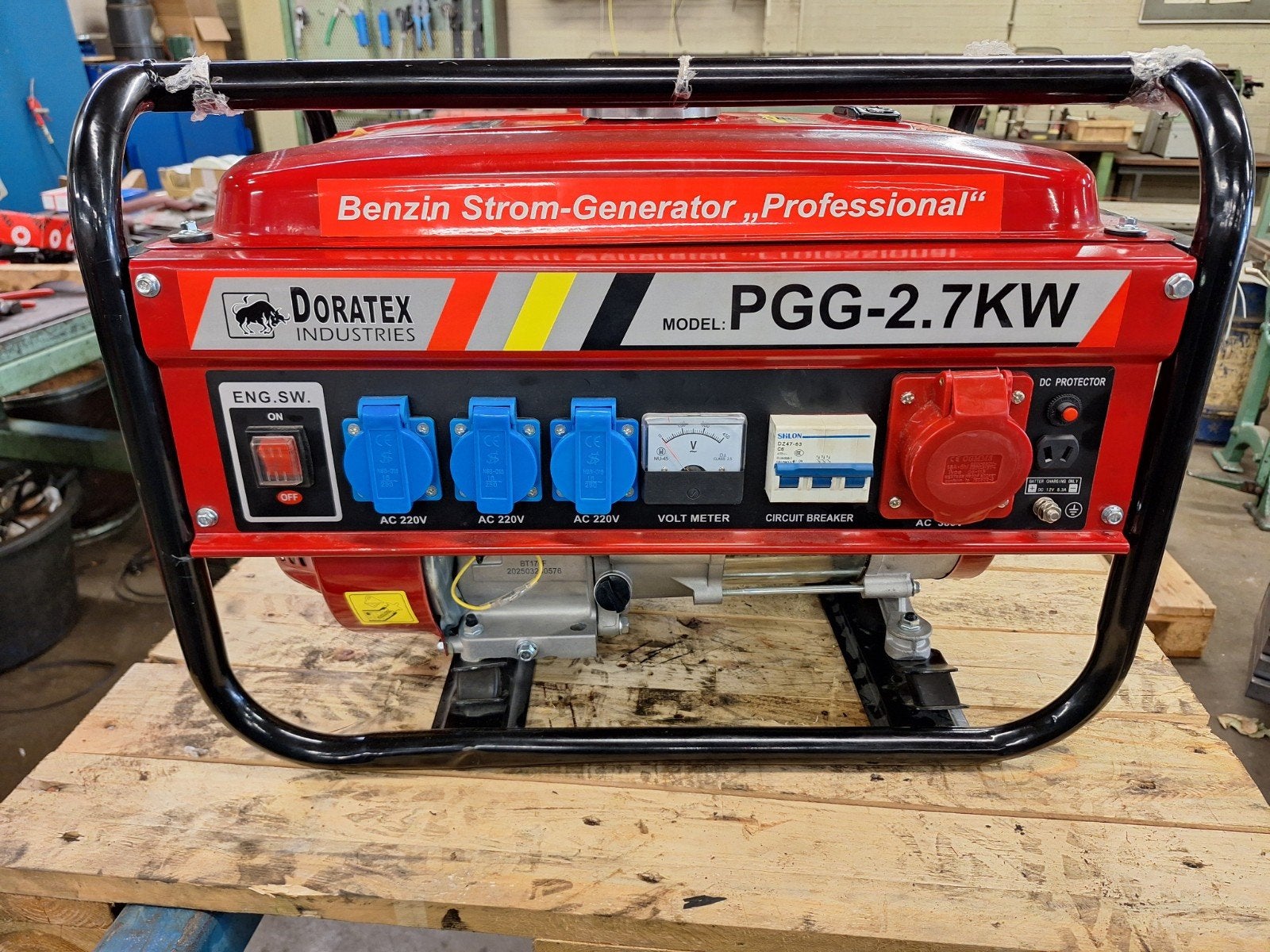 Doratex PGG-2.7KW Benzine Stroomgenerator / Aggregaat, Ophalen, Nieuw, Minder dan 5 kVA, Benzine