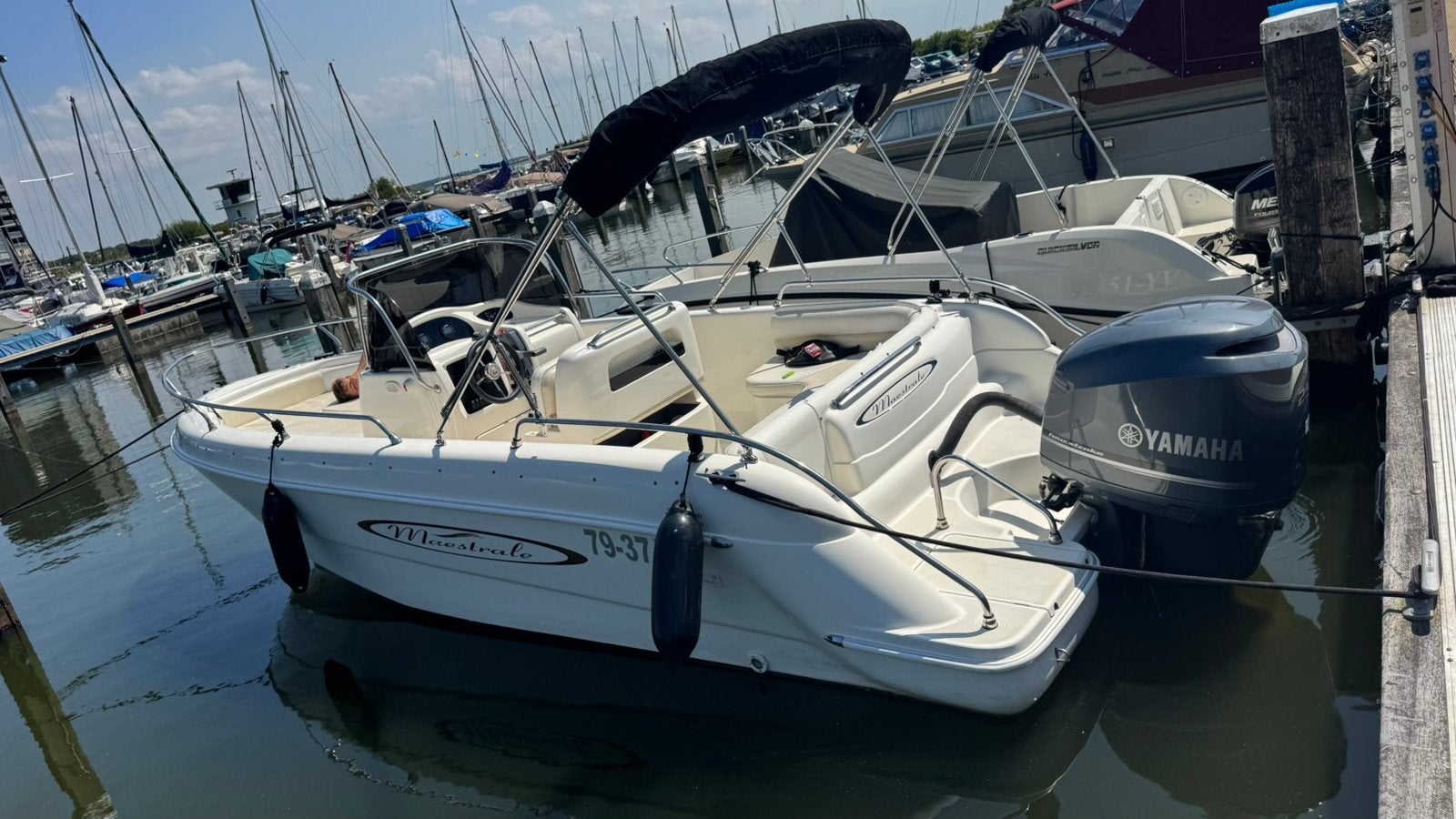 Maestrale console boot 640 speedboot, Watersport en Boten, Ophalen, Zo goed als nieuw, Motor en Techniek