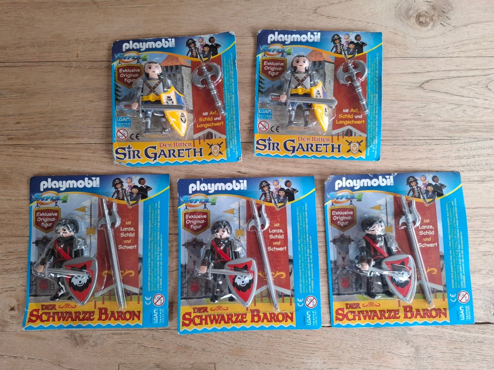 Playmobil blisters ridders nieuw Sir Gareth & zwarte baron, Ophalen of Verzenden, Nieuw