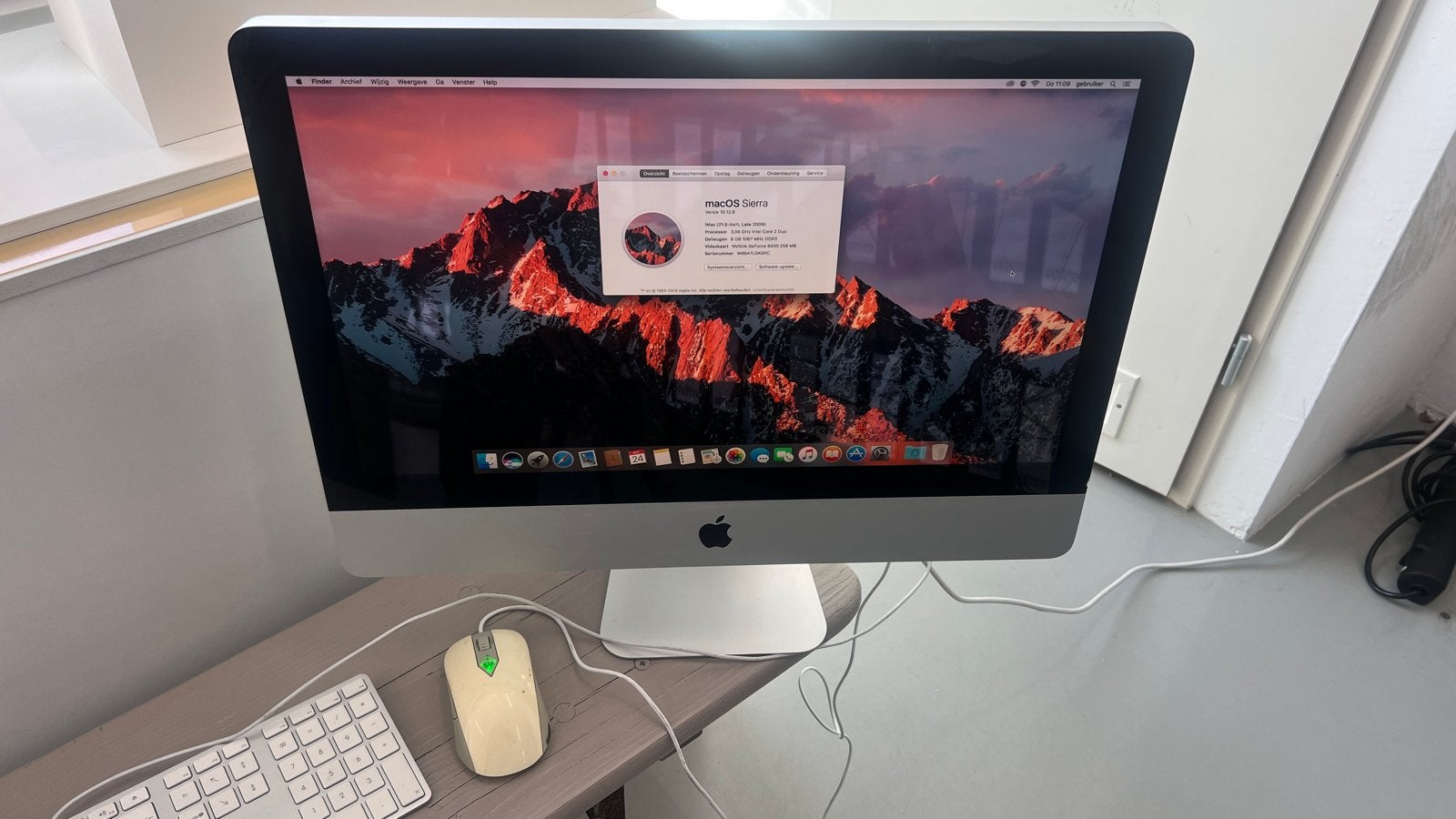 Apple iMac (21.5-inch, Late 2009) - macOS Sierra, Computers en Software, Gebruikt, 2 tot 3 Ghz, IMac, Ophalen of Verzenden