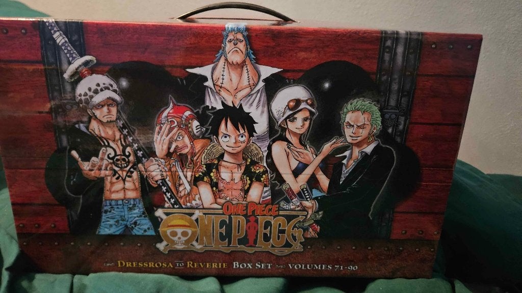 One piece dressrosa to reverie box set volumes 71-90, Boeken, Eiichiro Oda, Verzenden, Complete serie of reeks, Zo goed als nieuw