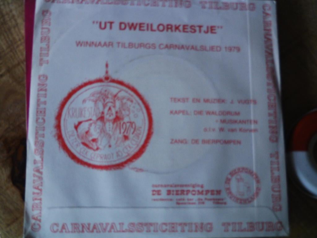 de bierpompen - ut dweilorkestje 6mei, 7 inch, Single, Ophalen of Verzenden, Nederlandstalig