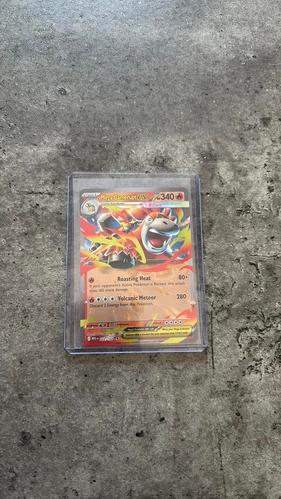 Mega Camerupt EX (022/132) Mega Evolution, Ophalen of Verzenden, Zo goed als nieuw