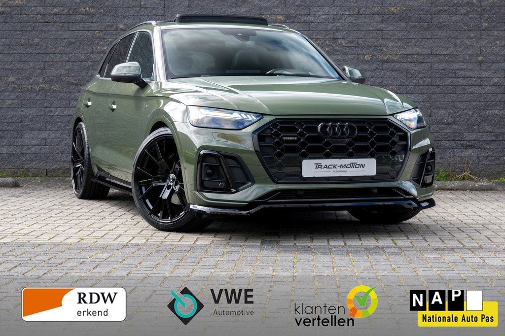 Audi Q5 50 TFSI e S-line Luchtvering Panoramadak, Auto's, Audi, Bedrijf, Te koop, Q5, 4x4, ABS, Achteruitrijcamera, Adaptive Cruise Control