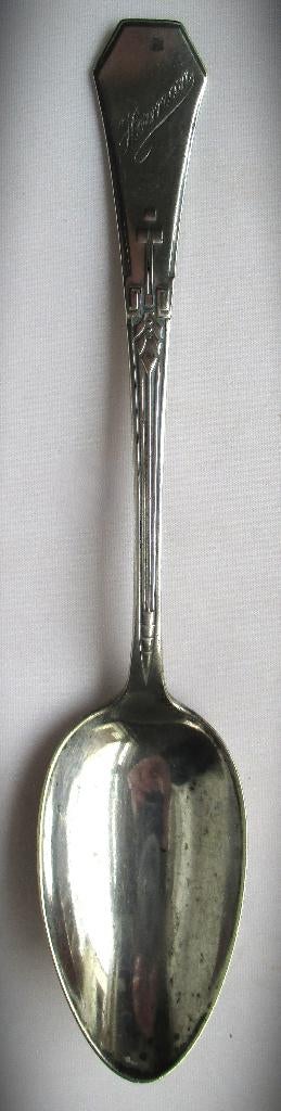 Art Deco stijl lepel jaren 30~Herman~H&Co 90~Dinerlepel, Antiek en Kunst, Antiek | Bestek, Ophalen of Verzenden
