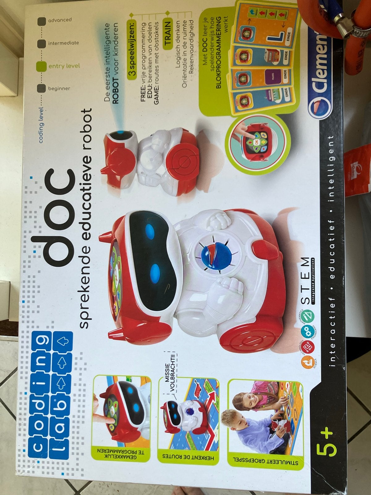 Clementoni Doc Spraak Educatieve Robot Coding Lab, Ophalen of Verzenden, Gebruikt
