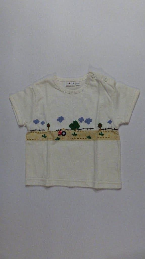 Prenatal t-shirt met trekkerprint, maat 62/68, Jongetje of Meisje, Ophalen of Verzenden, Zo goed als nieuw, Prenatal