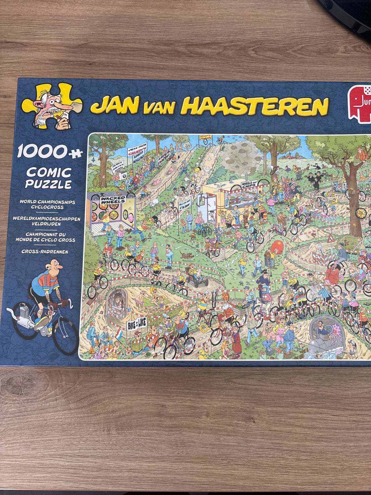 Jan van Haasteren WK Veldrijden 1000 stukjes, Hobby en Vrije tijd, Denksport en Puzzels, Ophalen of Verzenden, 500 t/m 1500 stukjes