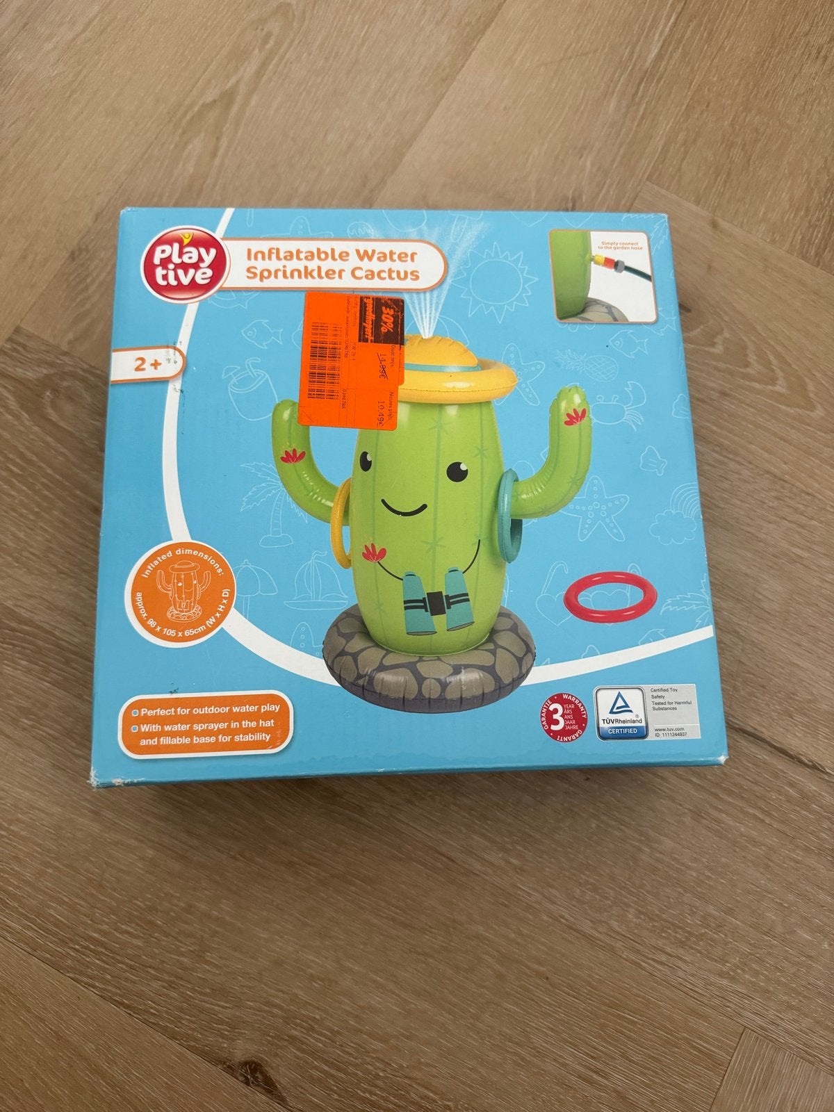 Nieuwe Opblaasbare Water Cactus Sproeier - Ongeopend, Ophalen of Verzenden, Nieuw