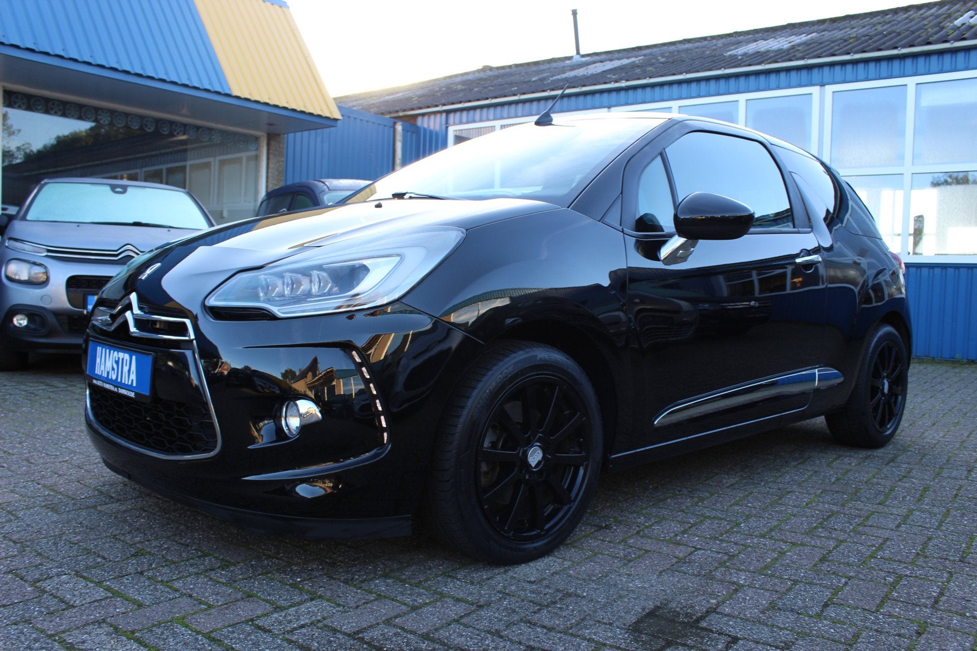 Citroën DS3 Cabrio 1.6-16v "Sport Chic" 156 Pk Leder - Crui, Auto's, Gebruikt, Zwart, 4 cilinders, Cabriolet