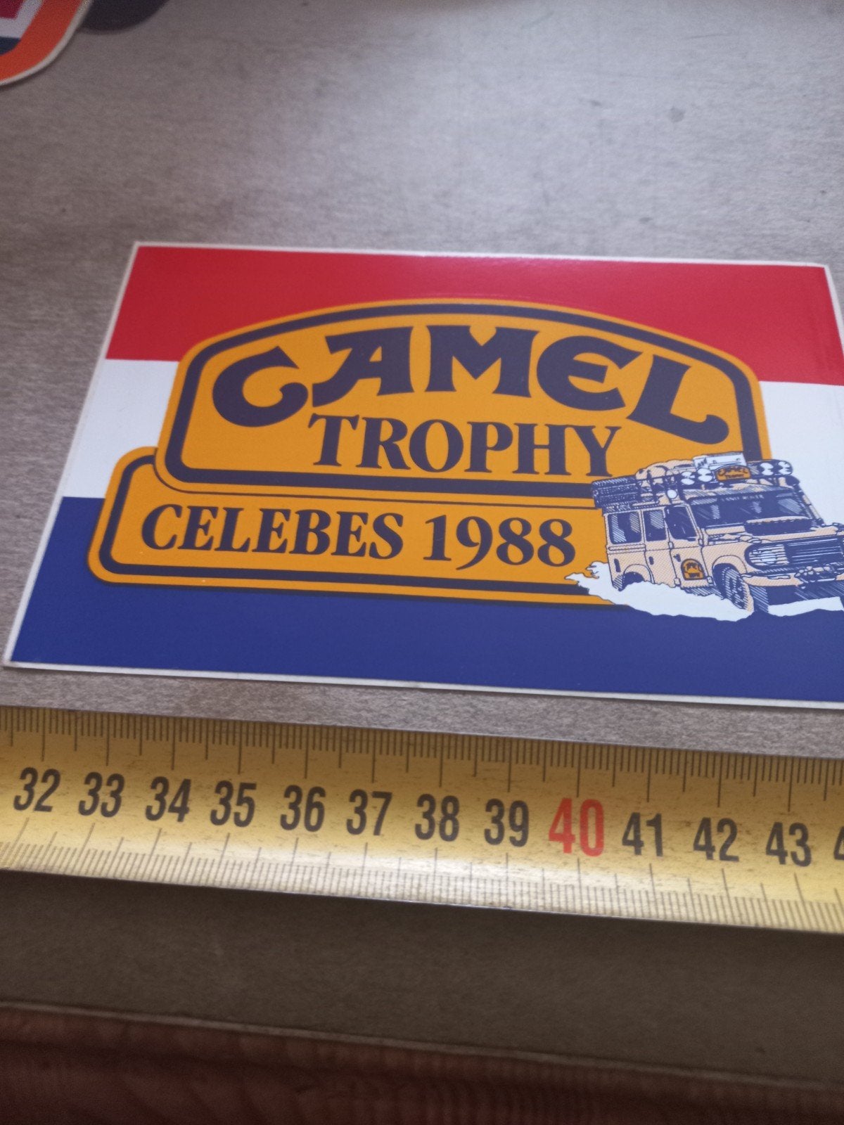 Camel Trophy Celebes 1988 Sticker - Auto/Motor, Verzamelen, Ophalen of Verzenden