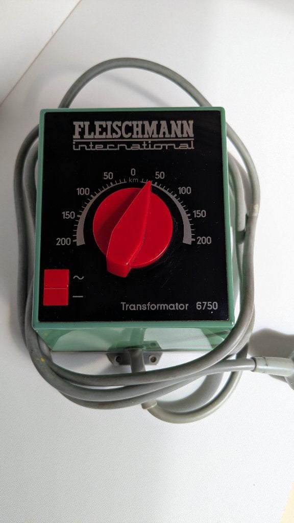 Fleischmann ho. Transformator  6750, Transformator of Voeding, Gebruikt, Gelijkstroom, Fleischmann