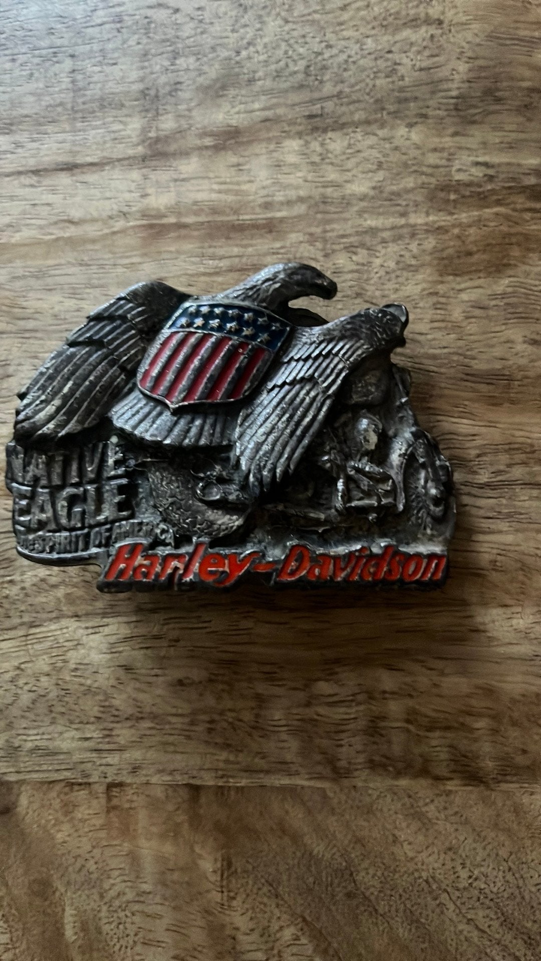 vintage Harley-Davidson riemgesp uit 1993, Kleding | Heren, Verzenden, Zo goed als nieuw, Minder dan 95 cm