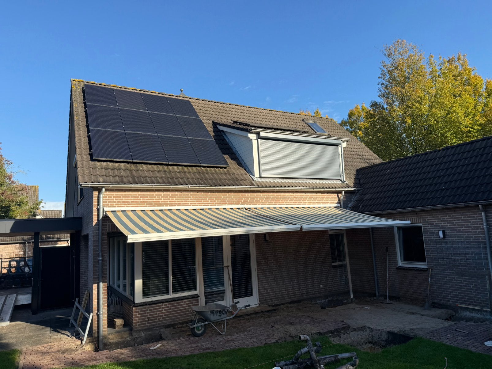 Zonneluifels, Tuin en Terras, Ophalen, Gebruikt, Elektrisch, 150 tot 300 cm