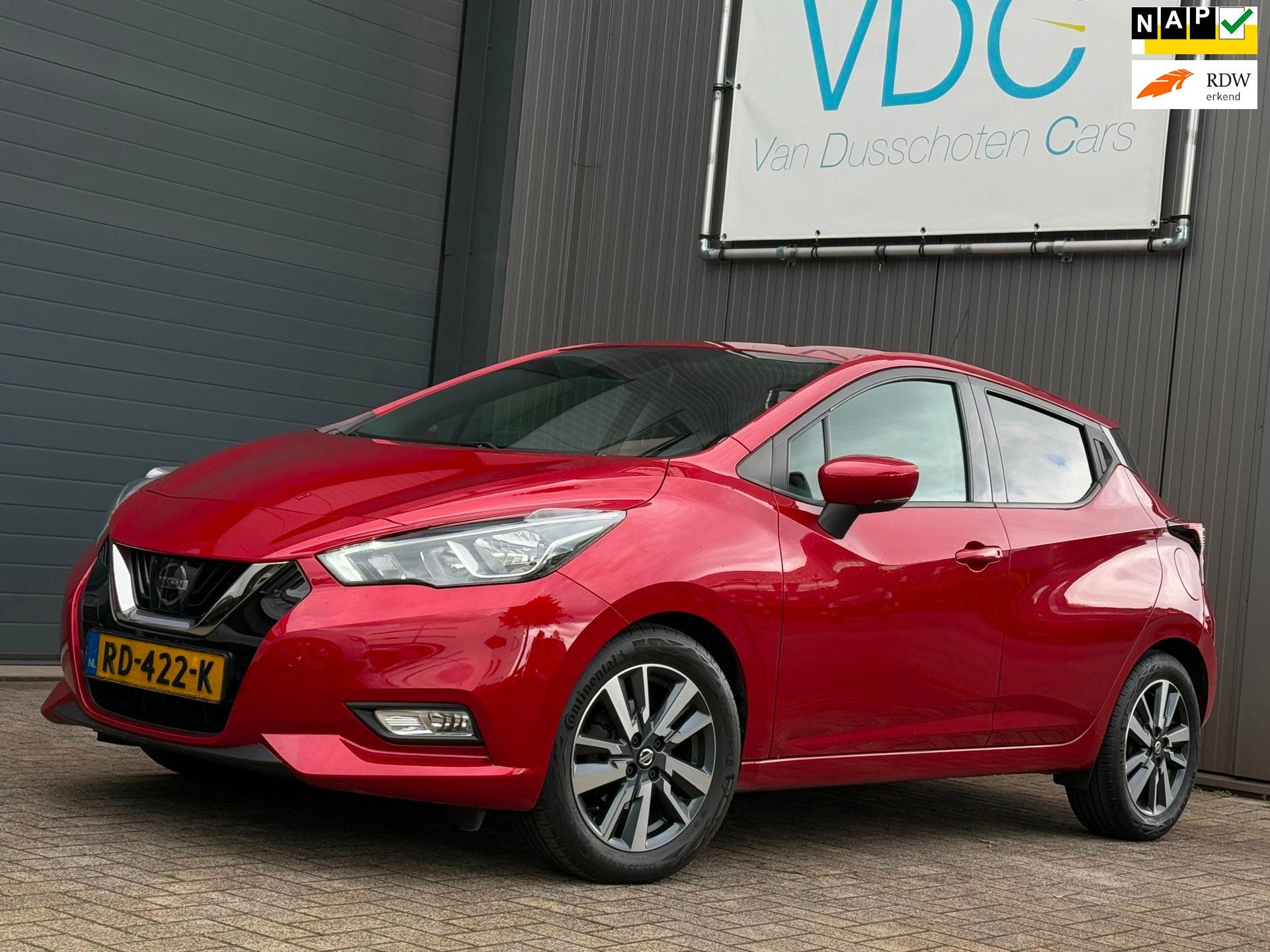 Nissan Micra 0.9 IG-T N-Connecta | Navigatie & Camera | 16'', Voorwielaandrijving, 898 cc, Stof, 525 kg