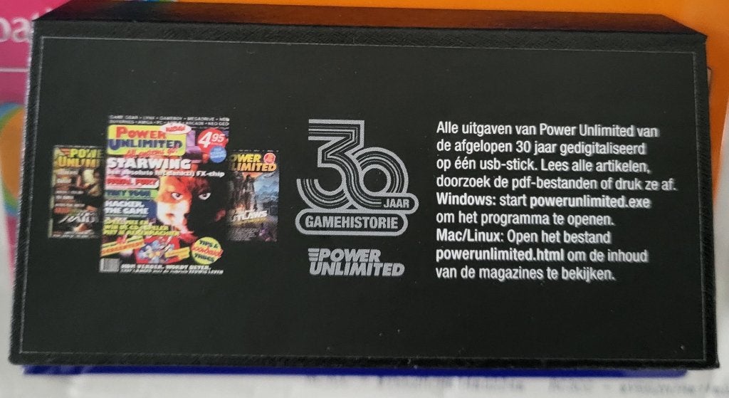30 Jaar Power Unlimited USB Stick origineel, Boeken, Ophalen of Verzenden, Zo goed als nieuw, Overige typen