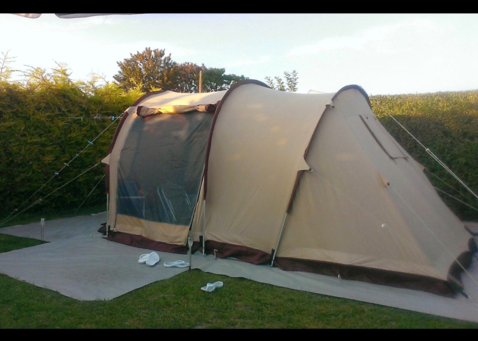 Bardani Merano 4-persoons tunneltent - Katoen, Caravans en Kamperen, Tenten, Ophalen