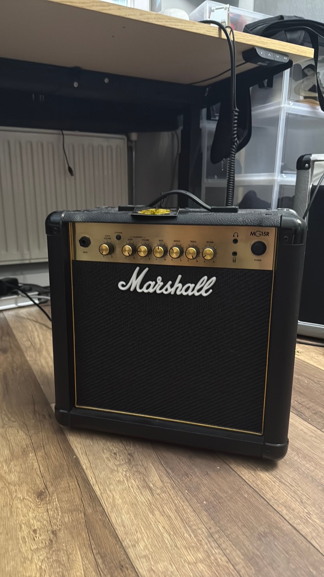 Marshall MG15R, Muziek en Instrumenten, Versterkers | Bas en Gitaar, Ophalen of Verzenden, Zo goed als nieuw, Minder dan 50 watt