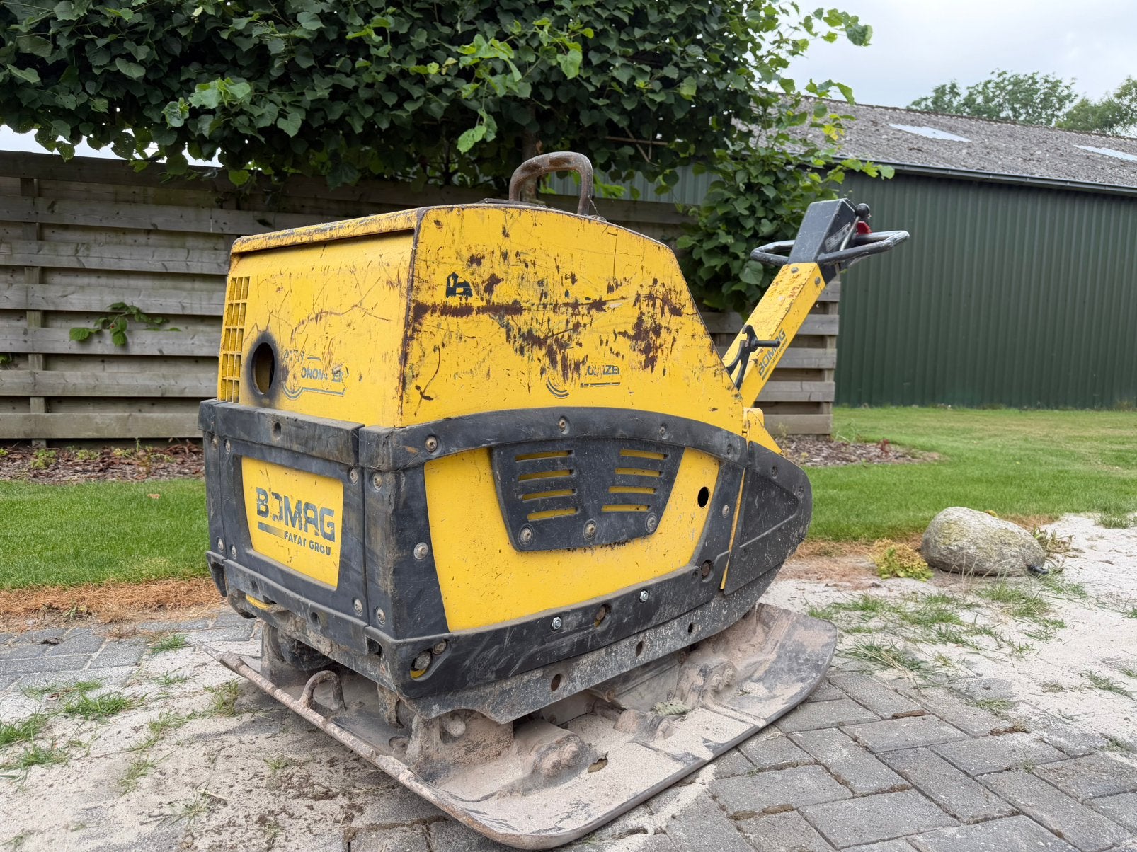 Trilplaat te koop Bomag BPR 70/70 2010, Tuin en Terras, Ophalen, Gebruikt
