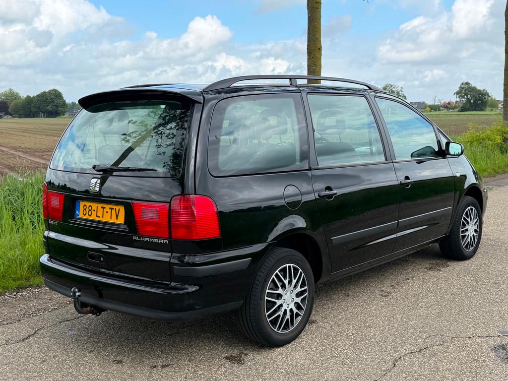 Seat Alhambra 2.0 Stella 7 Persoons APK 06-2026 Airco NAP, Voorwielaandrijving, Zwart, 4 cilinders, 1553 kg