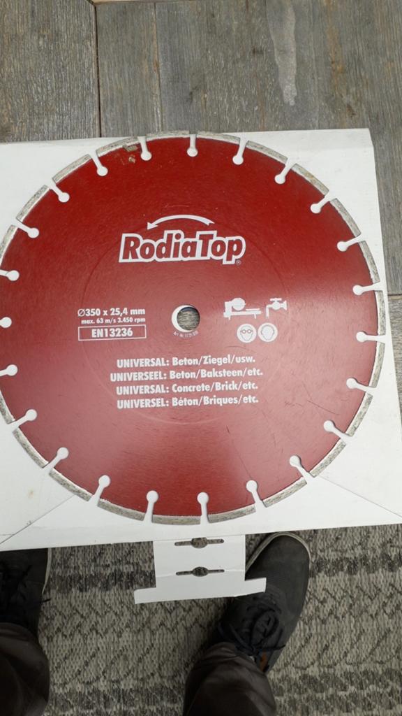 Diamandzaagblad., Doe-het-zelf en Verbouw, Ophalen of Verzenden, Nieuw, 1200 watt of meer, 70 mm of meer