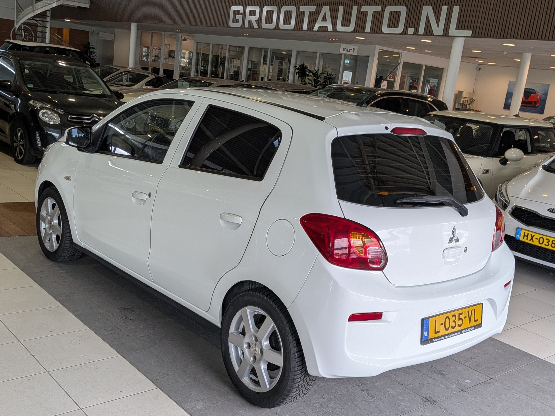 Mitsubishi Space Star 1.0 Entry Stuurbekrachtiging, Isofix, Voorwielaandrijving, Stof, Gebruikt, Euro 6