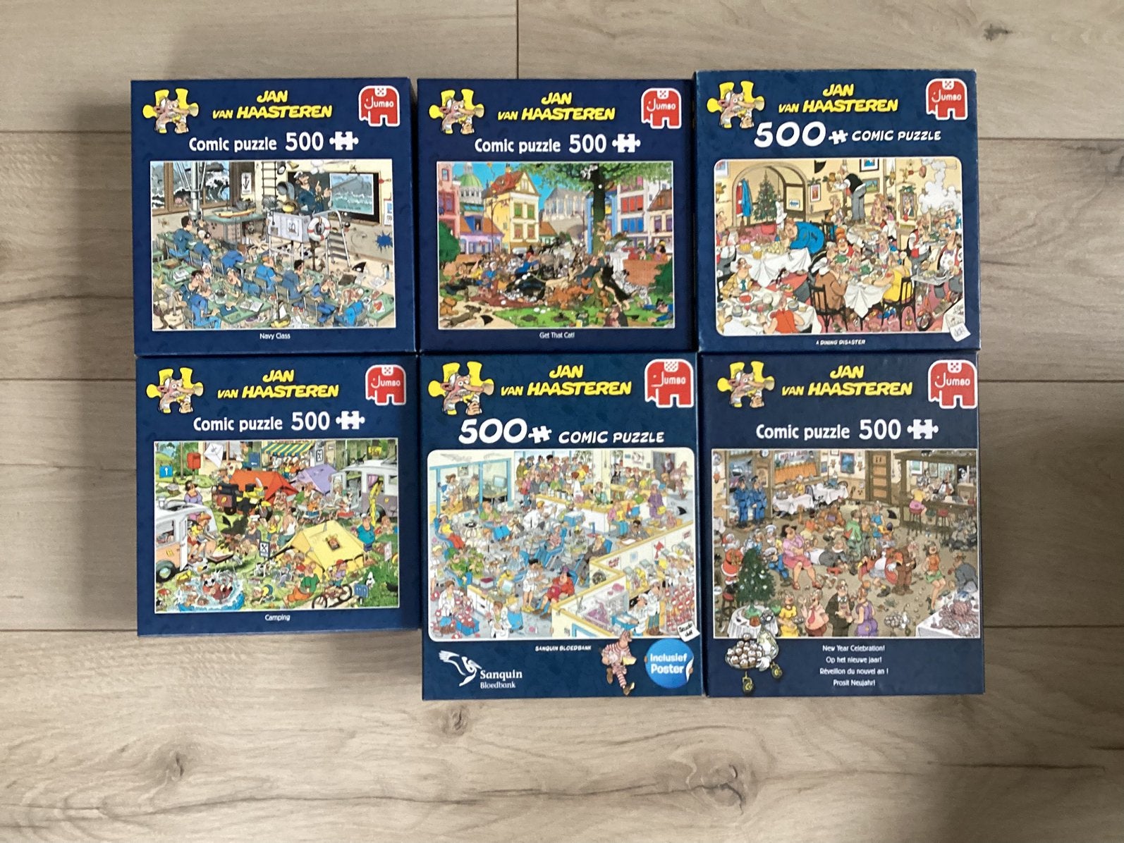 Van haasteren puzzels, Ophalen, 500 t/m 1500 stukjes, Zo goed als nieuw, Legpuzzel