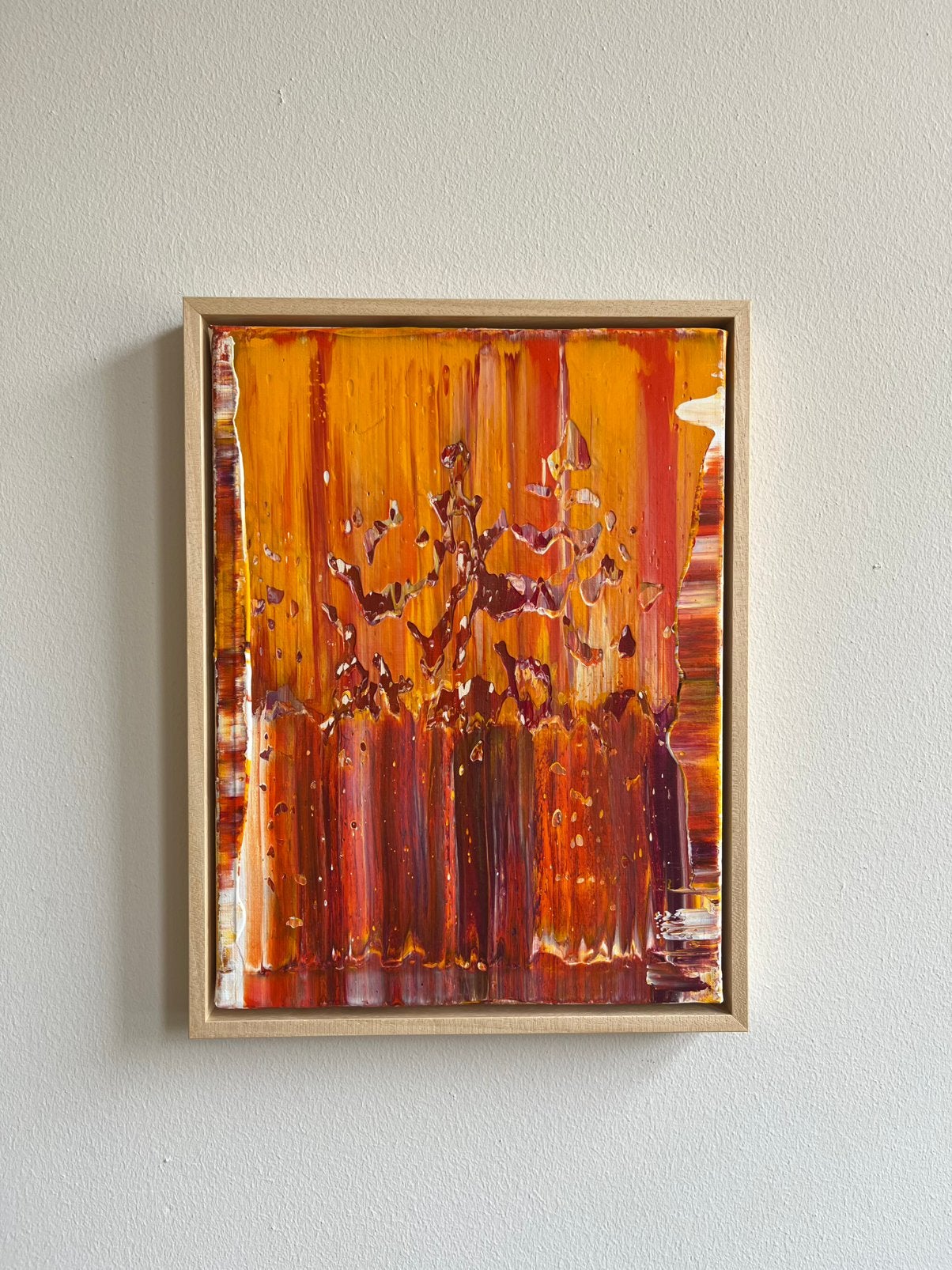 Abstract werk 30x40cm, Ophalen of Verzenden, Nieuw, Schilderij