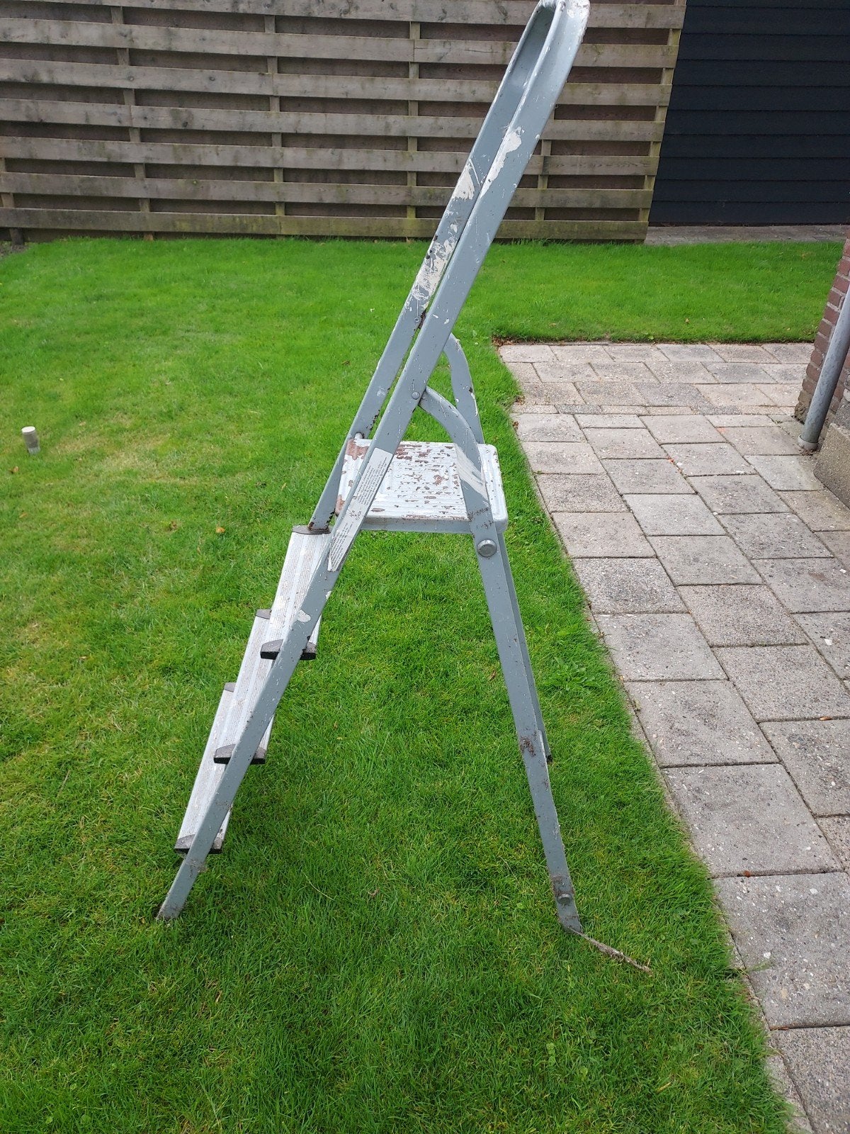 Stevige trap met 4 treden - Gebruikt, Ophalen, Gebruikt, Trap, Minder dan 2 meter