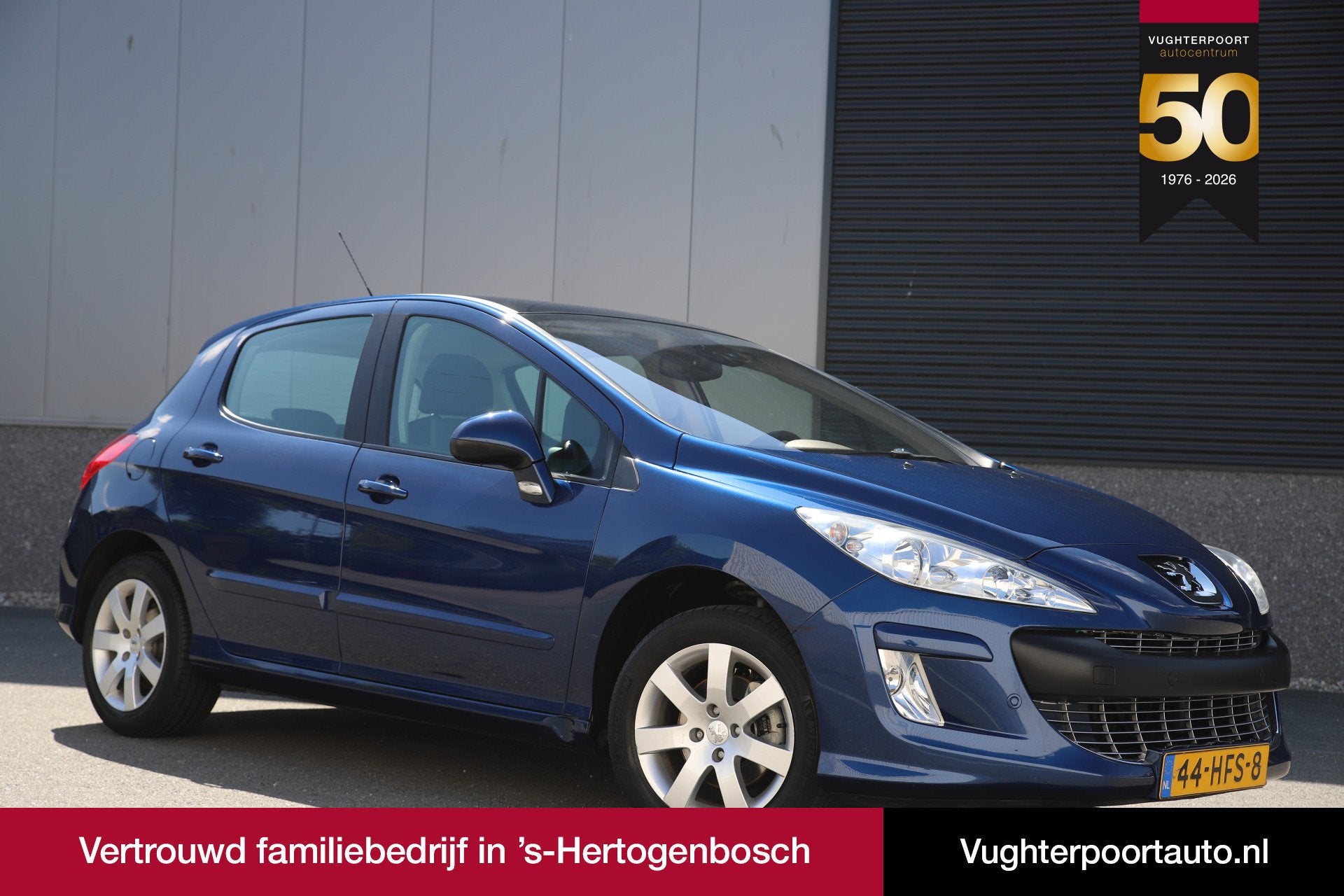 Peugeot 308 1.6 VTi XT 120pk 5drs Panoramadak/Airco-climate/, Auto's, Voorwielaandrijving, Gebruikt, 4 cilinders, Blauw