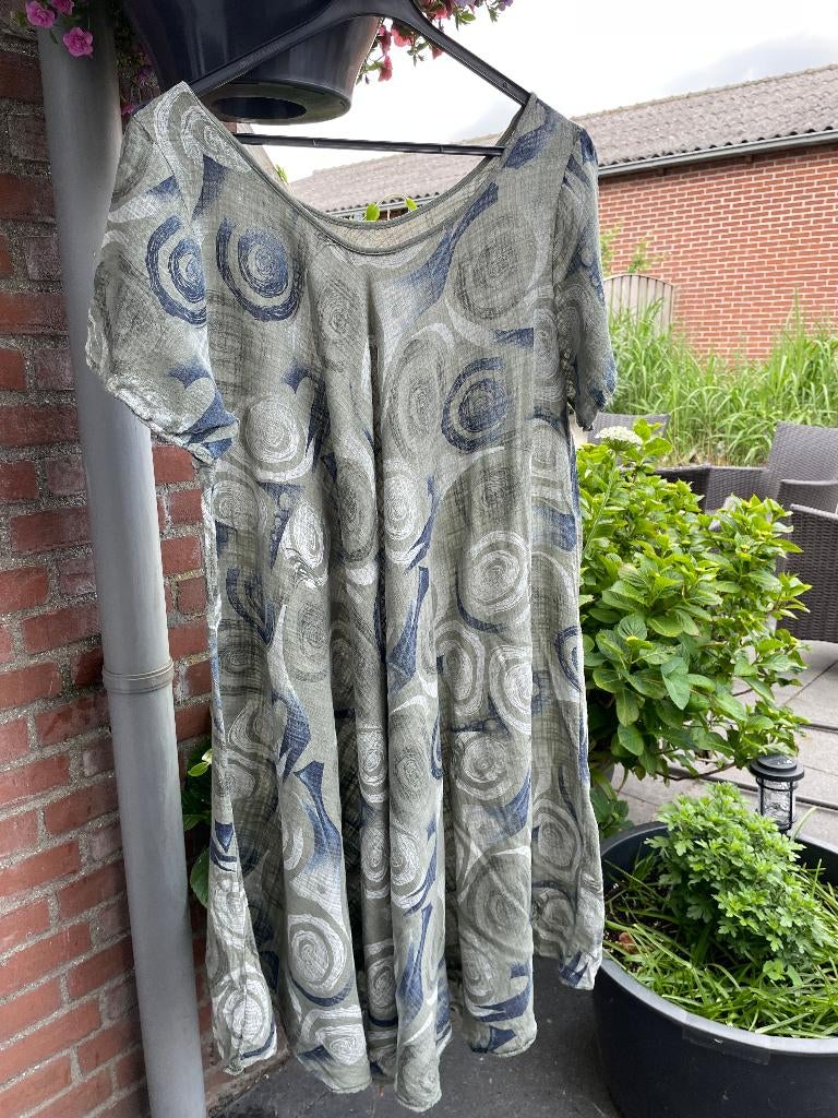 tuniek mt 52, Kleding | Dames, Grote Maten, Ophalen of Verzenden, Zo goed als nieuw, Groen, Blouse of Tuniek