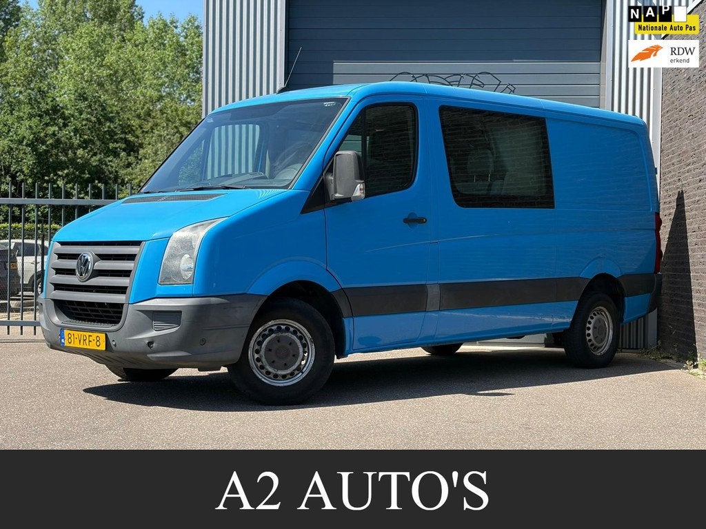 Volkswagen Crafter 30 2.5 TDI L2H1 DC Trendline Camera|Airco, Gebruikt, 7 stoelen, Origineel Nederlands, Bedrijf